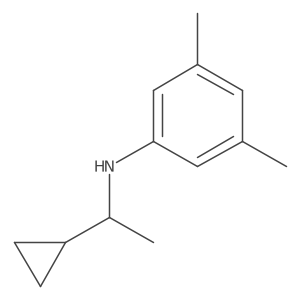 N-(1-cyclopropylethyl)-3,5-dimethylaniline结构式