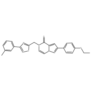 2-(4-ethoxyphenyl)-5-{[3-(3-methylphenyl)-1,2,4-oxadiazol-5-yl]methyl}-4H,5H-pyrazolo[1,5-a]pyrazin-4-one Structure