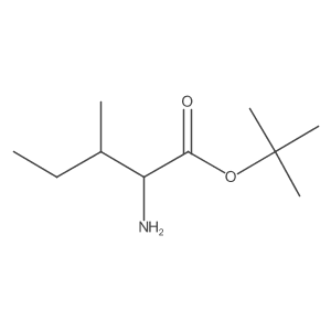 tert-butyl (2R,3S)-2-amino-3-methylpentanoate结构式