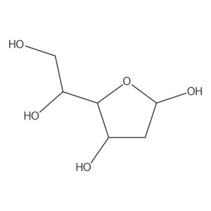 alpha-D-2-Deoxyglucofuranose结构式