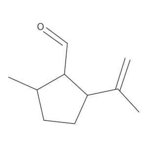 rel-(1R,2R,5R)-2-Methyl-5-(1-methylethenyl)cyclopentanecarboxaldehyde Structure