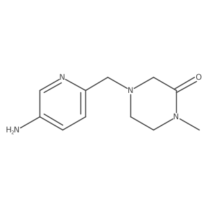 4-[(5-Amino-2-pyridinyl)methyl]-1-methyl-2-piperazinone Structure