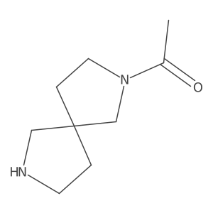 1-(2,7-Diazaspiro[4.4]nonan-2-YL)ethan-1-one结构式