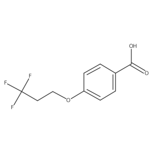 4-(3,3,3-Trifluoropropoxy)benzoic acid Structure