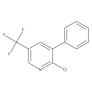 2-Chloro-3-phenyl-5-(trifluoromethyl)pyridine Structure