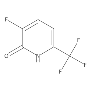 3-Fluoro-2-hydroxy-6-(trifluoromethyl)pyridine结构式