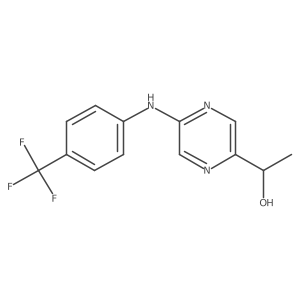 1-(5-(4-(Trifluoromethyl)phenylamino)pyrazin-2-yl)ethanol Structure