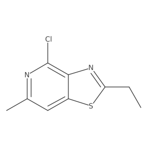 4-Chloro-2-ethyl-6-methyl-[1,3]thiazolo[4,5-c]pyridine Structure