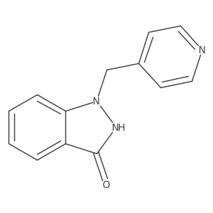 1,2-Dihydro-1-(4-pyridinylmethyl)-3H-indazol-3-one结构式
