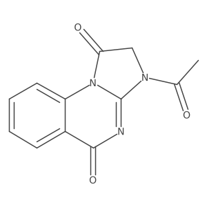 Imidazo[1,2-a]quinazoline-1,5-dione, 3-acetyl-2,3-dihydro-结构式