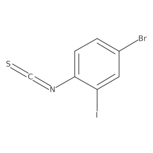 4-Bromo-2-iodophenyl Isothiocyanate结构式