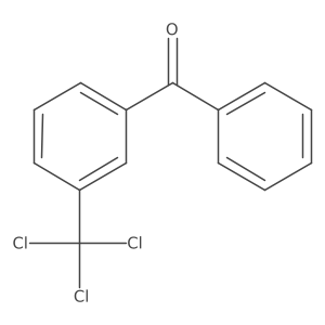 3-(Trichloromethyl)benzophenone Structure