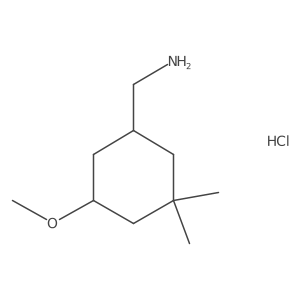 (5-Methoxy-3,3-dimethylcyclohexyl)methanamine hydrochloride结构式