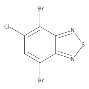 4,7-Dibromo-5-chlorobenzo[c][1,2,5]thiadiazole Structure