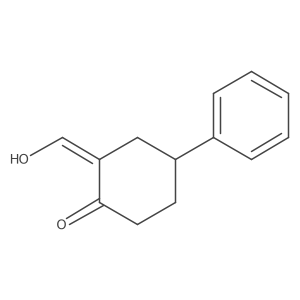 2-(Hydroxymethylidene)-4-phenylcyclohexan-1-one Structure