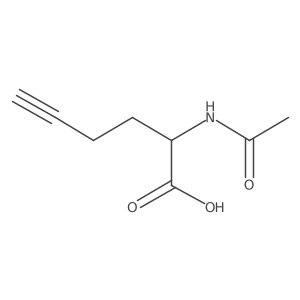 (R)-2-Acetamidohex-5-ynoic acid结构式