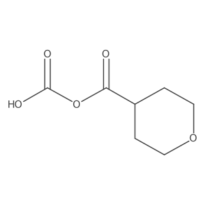 2H-Pyran-4-carboxylic acid, tetrahydro-, anhydride with carbonic acid Structure