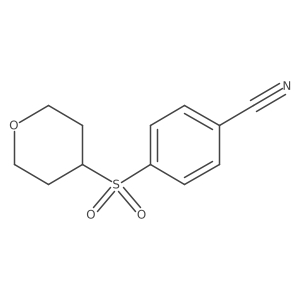 4-(Tetrahydro-pyran-4-sulfonyl)-benzonitrile结构式