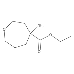 Ethyl 4-aminooxepane-4-carboxylate Structure