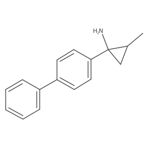 1-{[1,1'-Biphenyl]-4-yl}-2-methylcyclopropan-1-amine结构式