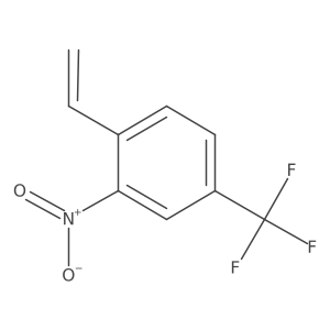 2-Nitro-4-(trifluoromethyl)-1-vinylbenzene Structure