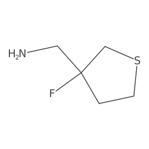 (3-Fluorothiolan-3-yl)methanamine结构式