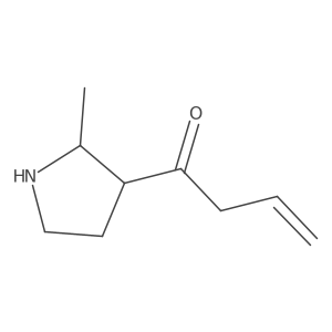 1-(2-Methylpyrrolidin-3-yl)but-3-en-1-one结构式