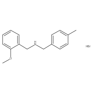 (2-Methoxybenzyl)(4-methylbenzyl)amine hydrobromide结构式