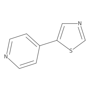 4-(5-Thiazolyl)pyridine Structure
