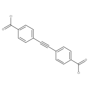 Tolan-4,4'-dicarboxylic acid dichloride结构式