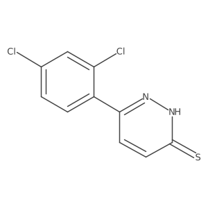 6-(2,4-Dichlorophenyl)pyridazine-3-thiol Structure