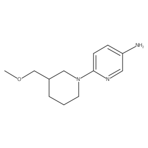 6-(3-(Methoxymethyl)piperidin-1-yl)pyridin-3-amine Structure