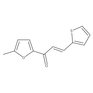 (2E)-1-(5-Methylfuran-2-yl)-3-(thiophen-2-yl)prop-2-en-1-one Structure