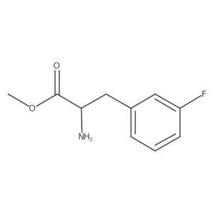 methyl (2S)-2-amino-3-(3-fluorophenyl)propanoate Structure