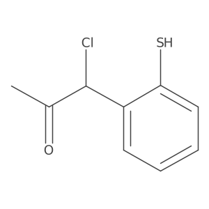 1-Chloro-1-(2-mercaptophenyl)propan-2-one结构式