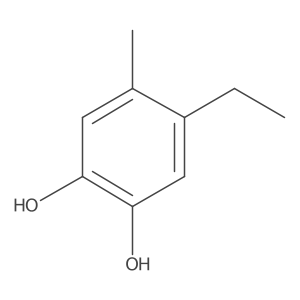 4-Ethyl-5-methyl-1,2-benzenediol结构式