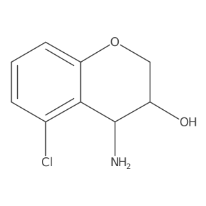 4-Amino-5-chlorochroman-3-ol Structure
