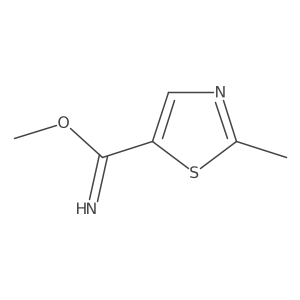 Methyl 2-methyl-1,3-thiazole-5-carboximidate结构式