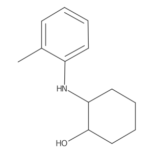 rel-(1R,2R)-2-[(2-Methylphenyl)amino]cyclohexanol Structure