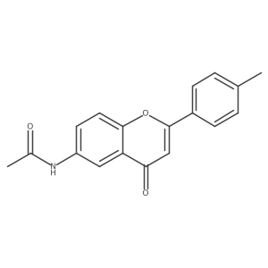 N-[2-(4-methylphenyl)-4-oxochromen-6-yl]acetamide Structure