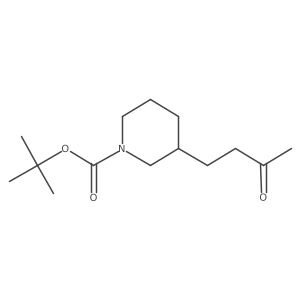 Tert-butyl 3-(3-oxobutyl)piperidine-1-carboxylate Structure