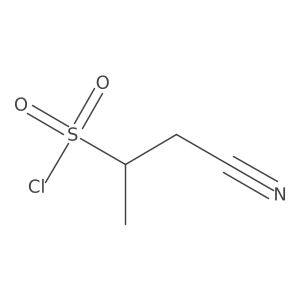 1-Cyanopropane-2-sulfonyl chloride结构式