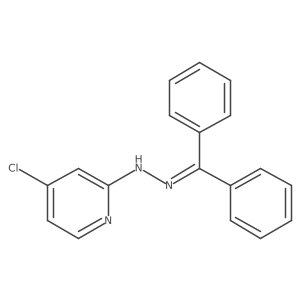 4-Chloro-2-(2-(diphenylmethylene)hydrazinyl)pyridine结构式