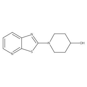 1-(Thiazolo[5,4-b]pyridin-2-yl)piperidin-4-ol结构式
