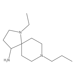 1-Ethyl-8-propyl-1,8-diazaspiro[4.5]decan-4-amine Structure