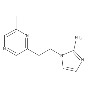 1-[2-(6-methylpyrazin-2-yl)ethyl]-1H-imidazol-2-amine结构式