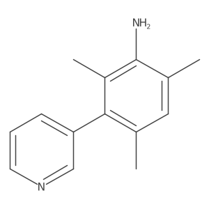 2,4,6-Trimethyl-3-(pyridin-3-yl)aniline Structure