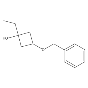 1-Ethyl-3-(phenylmethoxy)cyclobutanol Structure