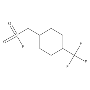 [4-(Trifluoromethyl)cyclohexyl]methanesulfonyl fluoride结构式