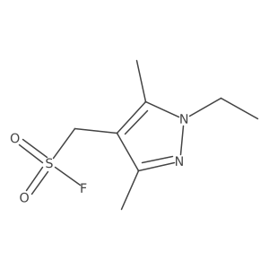 (1-ethyl-3,5-dimethyl-1H-pyrazol-4-yl)methanesulfonyl fluoride Structure